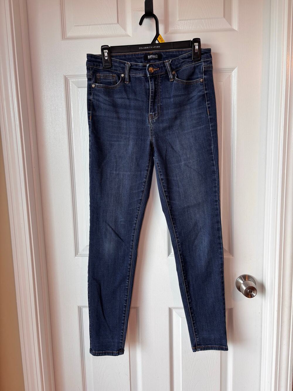 Buffalo David Bitton Mollie Women’s 4/27 High Rise Stretch Jeans Dark Wash